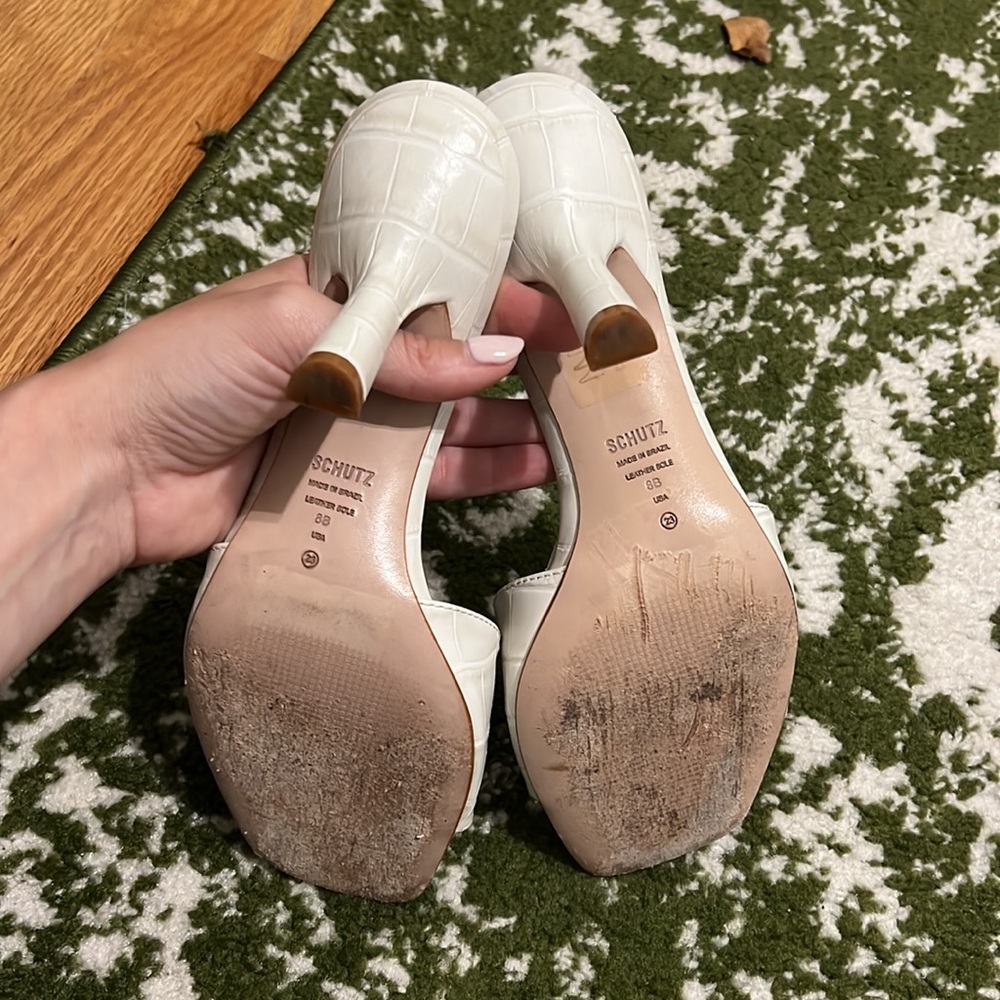 Schutz Croc Heels - Picture 4 of 5